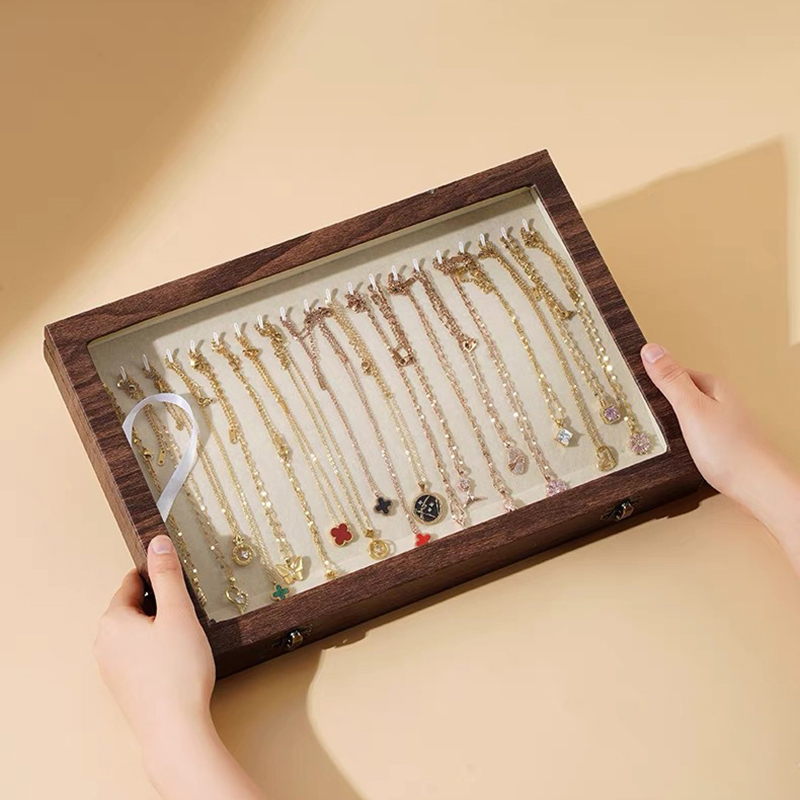 Accessories Travel Jewelry Box - Portagioie in legno per matrimonio Mamma