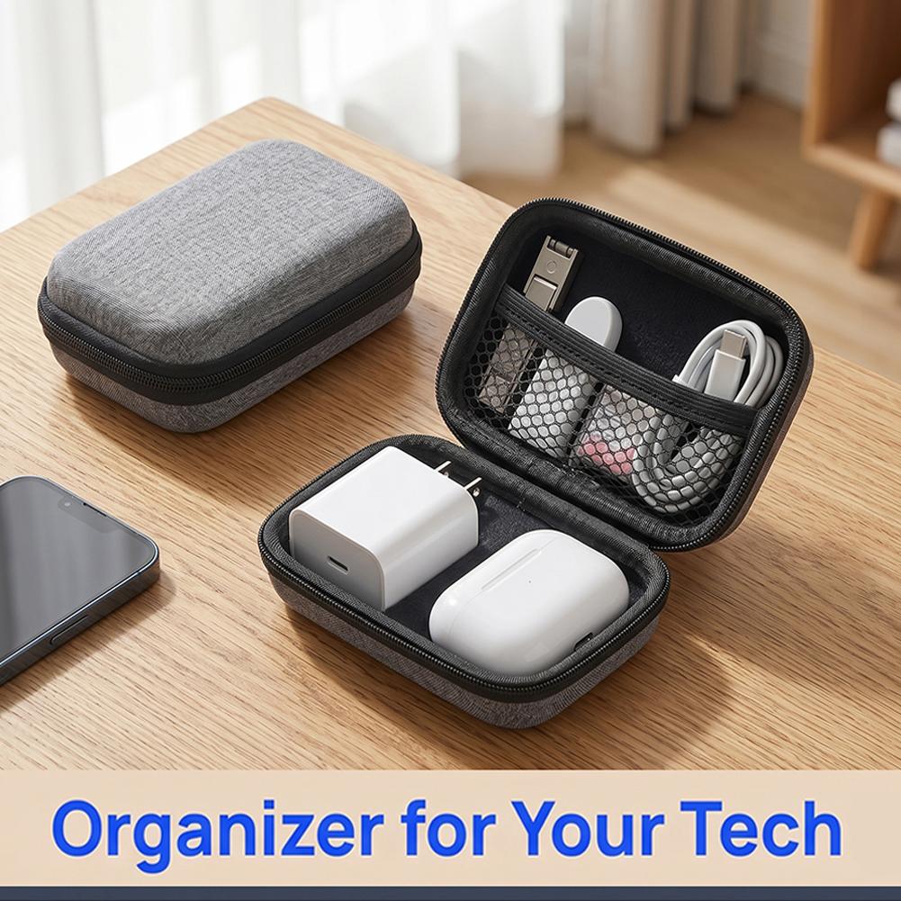 Cable Organizer Travel - Borsa per Cuffie da Lavoro, Custodia