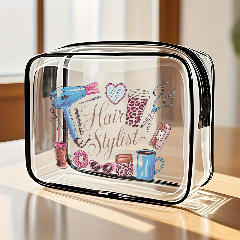 Toiletry Bag Tsa - Borsa per Trucchi Trasparente da Viaggio,