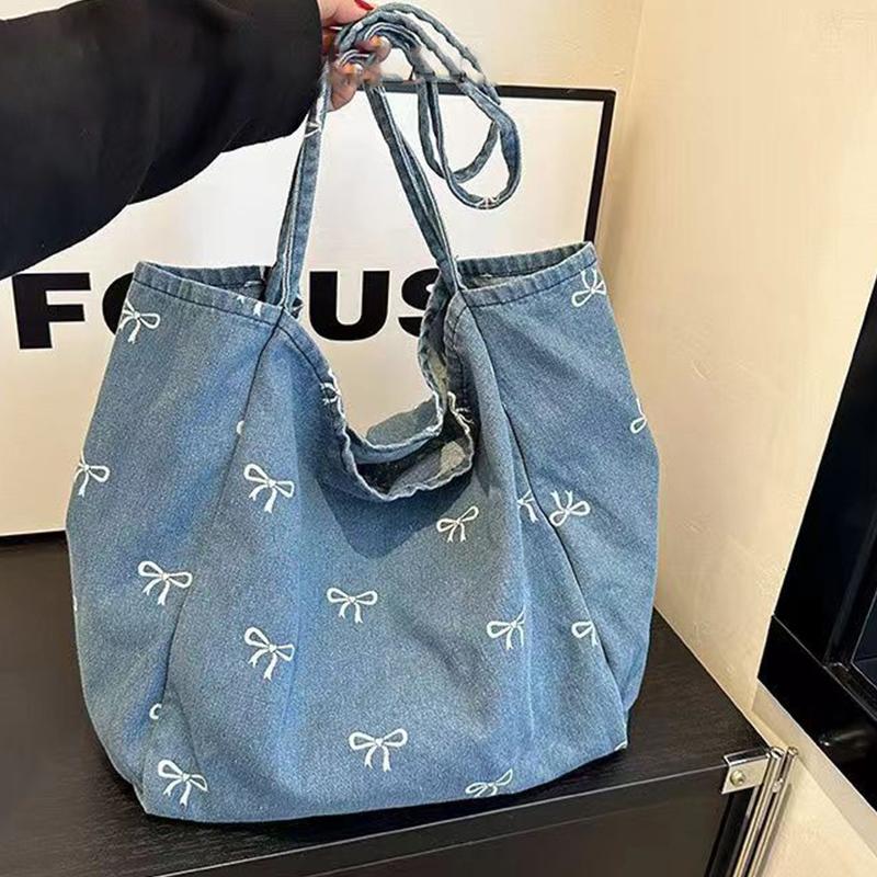 Travel Accessories Tech - Borsa Tote in Denim e Tela