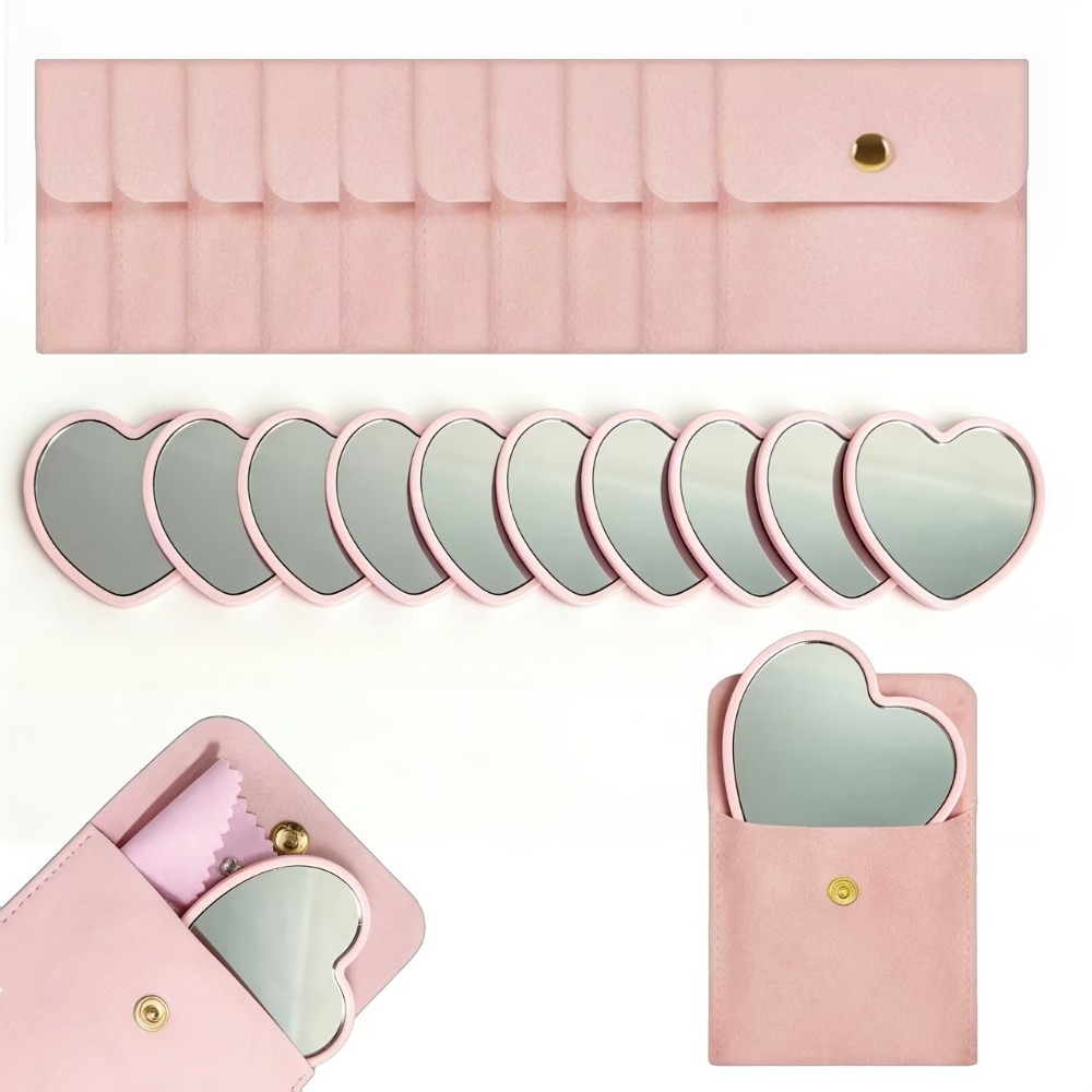 Travel Accessories Pink - Set da 10/20/30 Specchietti da Trucco