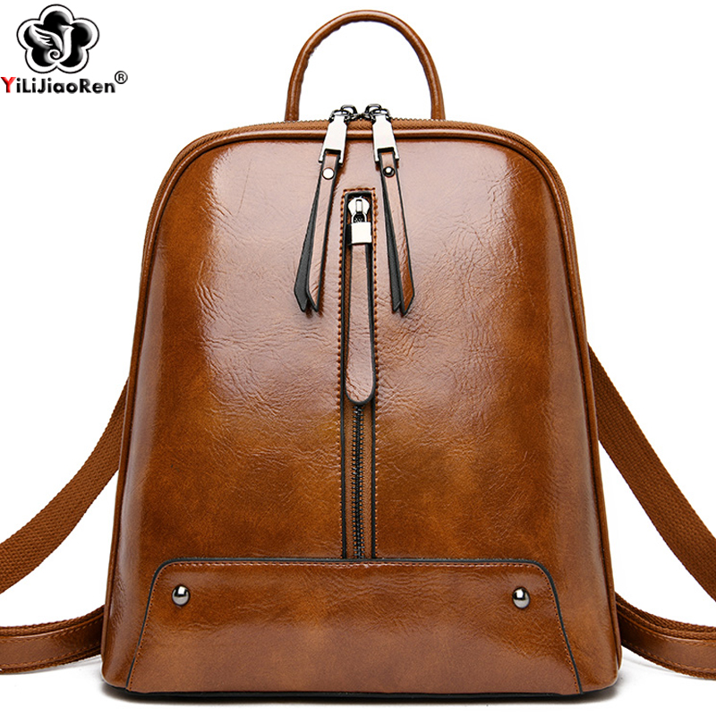 Travel Accessories Leather - Zaino in pelle da donna zaino