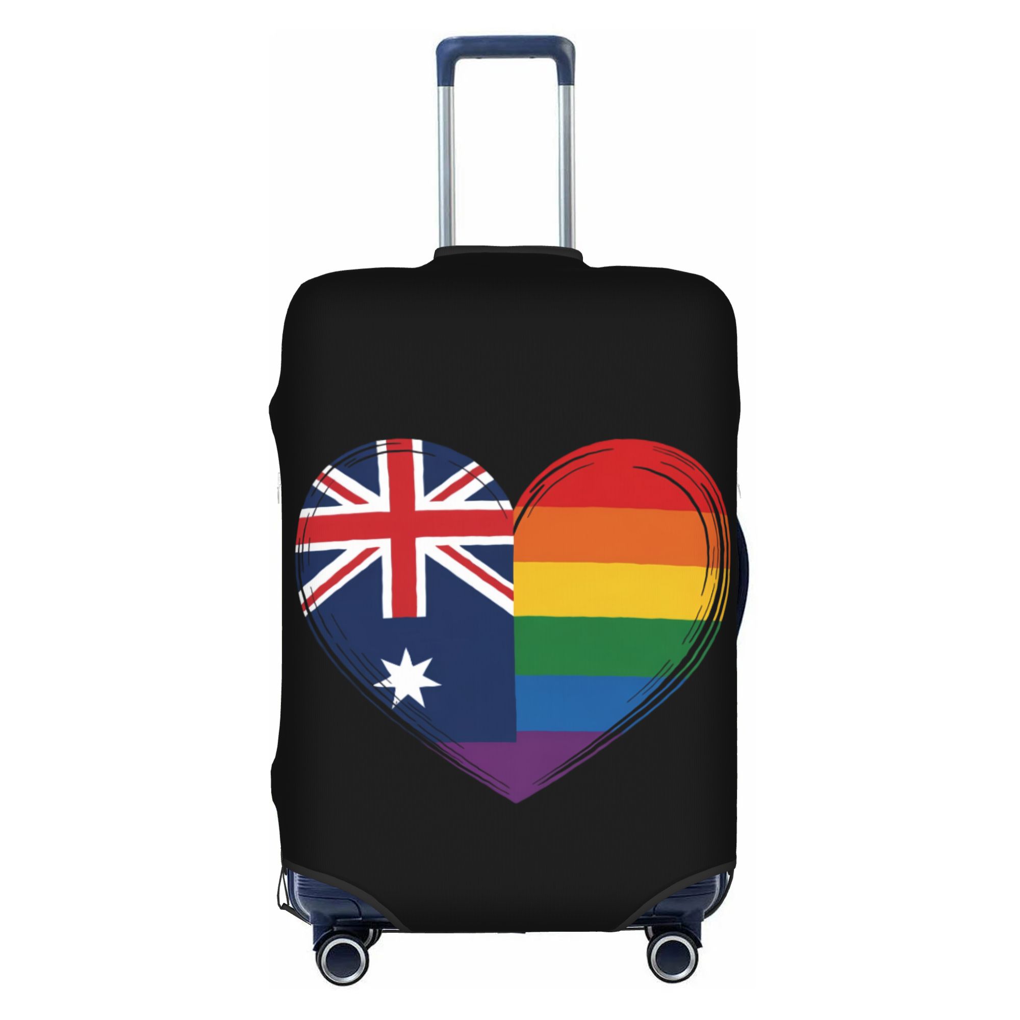 Travel Accessories Australia - Copertura per valigia elastica con cuore