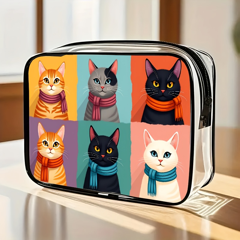 Toiletry Bag Tsa - Borsa per Trucchi Trasparente da Viaggio,