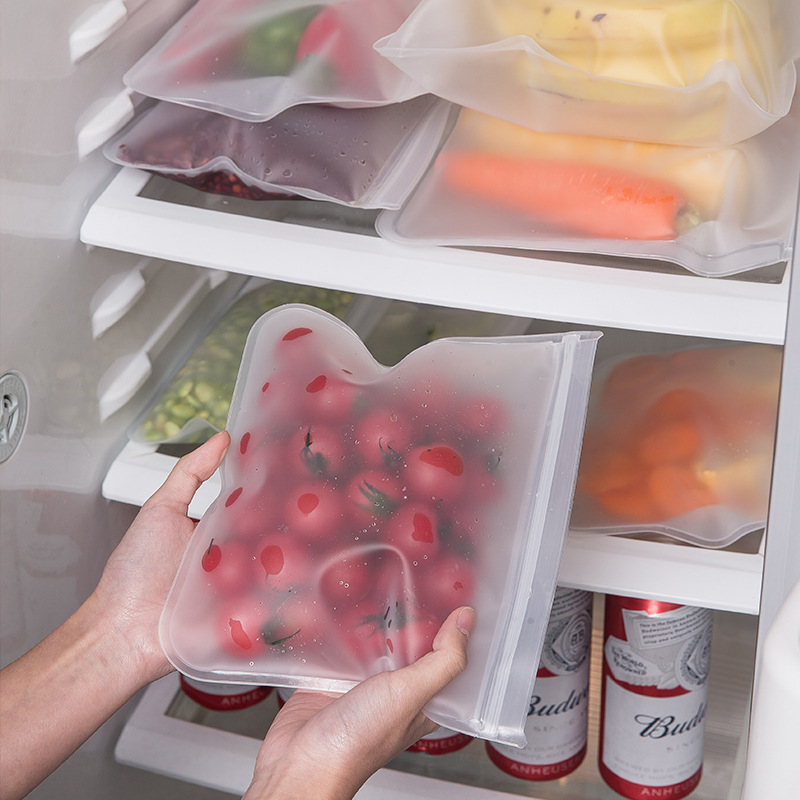 Reusable Zip Bag - Contenitori per alimenti in Silicone sacchetti
