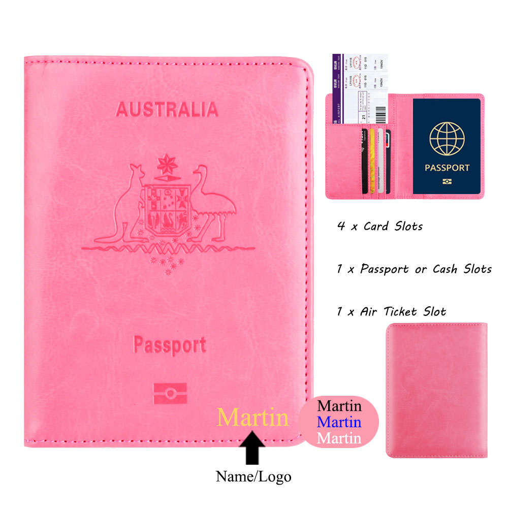 Travel Accessories Australia - Nome personalizzato Australia RFID Blocking porta