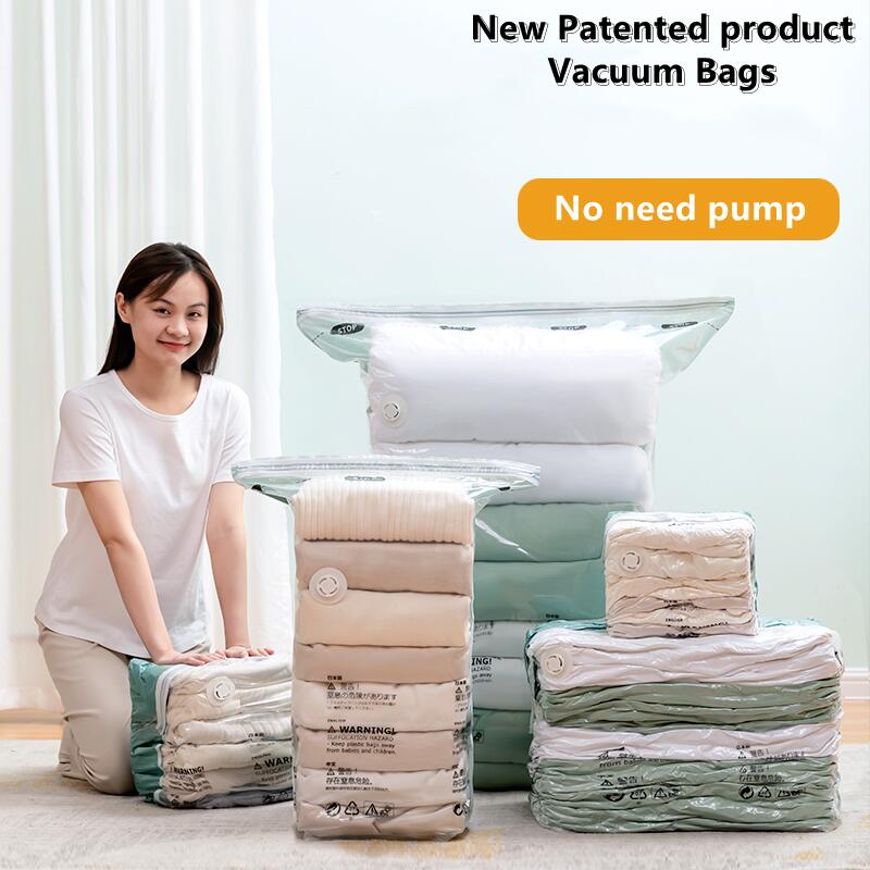 Travel Accessories You Need - 1 pz Sacchi Sottovuoto Senza Pompa,
