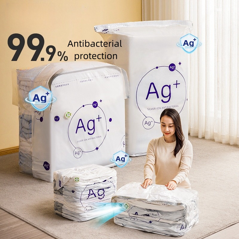 Travel Accessories You Need - Sacchetti sottovuoto antibatterici, nessuna pompa necessaria,