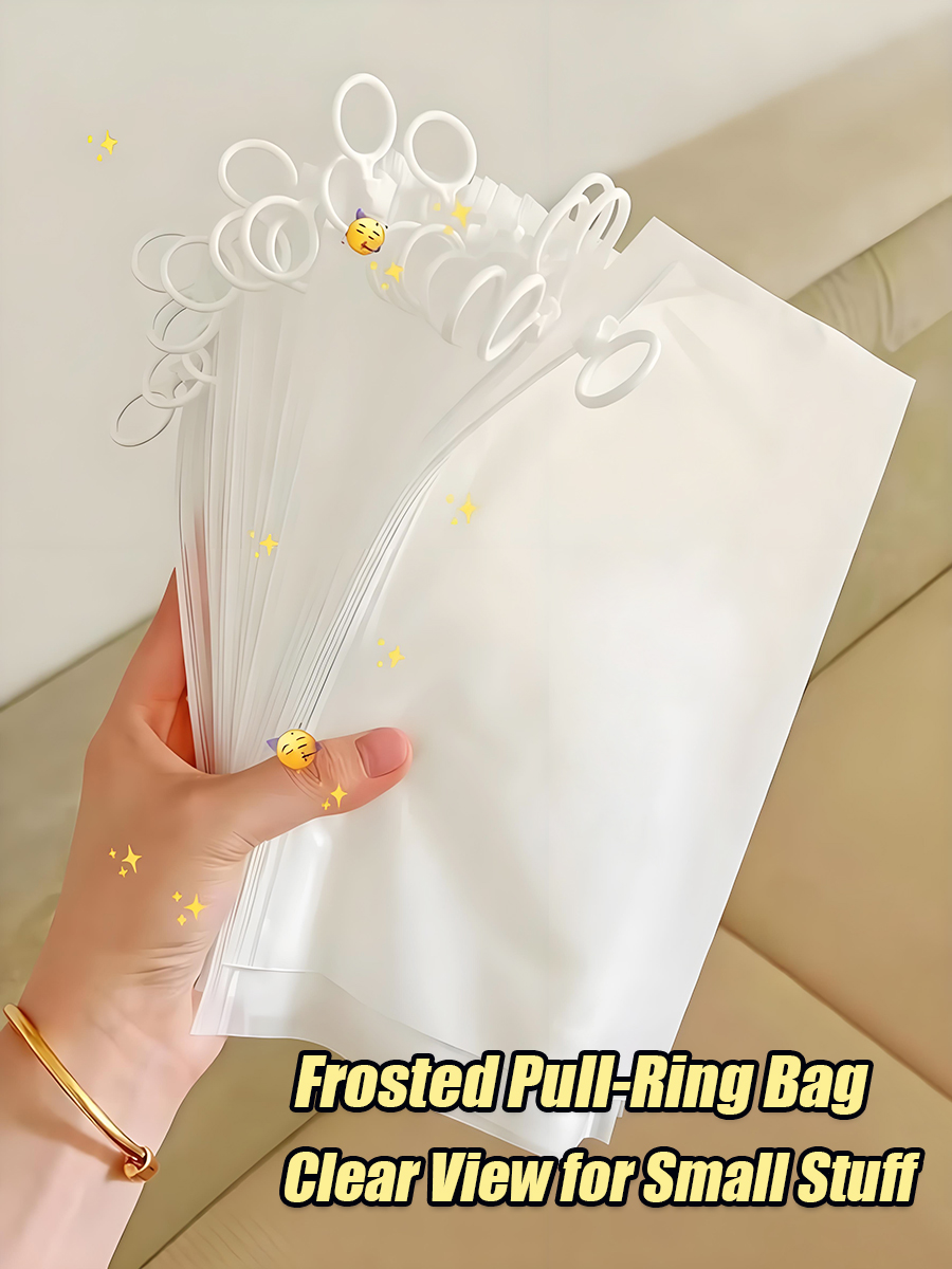 Reusable Zip Bag - 10/20 Pezzi Borsa con Cerniera a