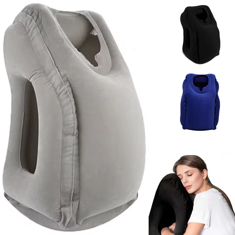 Travel Accessories For Long Haul Flights - Cuscino da viaggio gonfiabile, accessori da