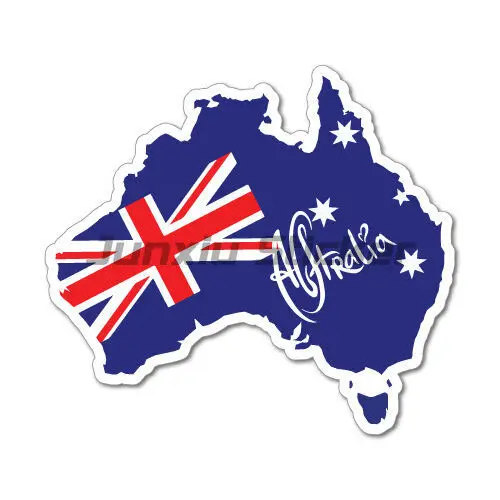 Travel Accessories Australia - Adesivi in vinile Australia per auto,