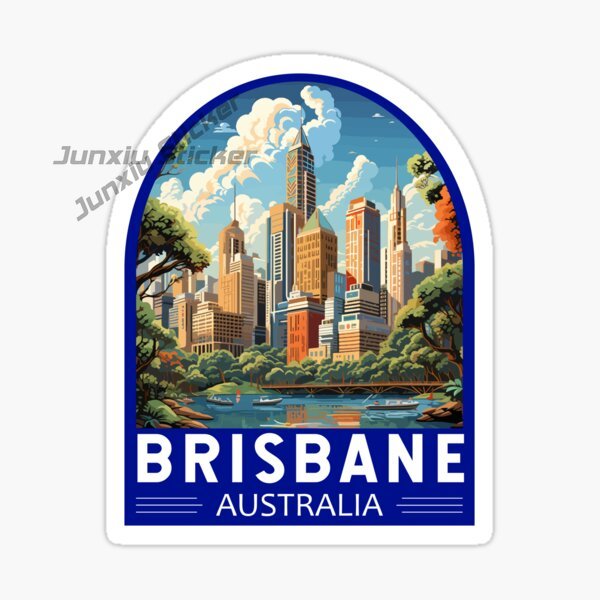 Travel Accessories Australia - Adesivo per auto in vinile con