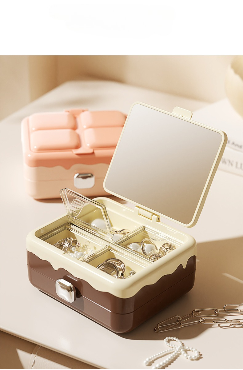 Accessories Travel Jewelry Box - Organizzatore di gioielli portatile Mini orecchino