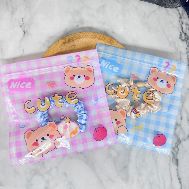 Reusable Zip Bag - 24 Sacchetti Regalo Cartoon Riutilizzabili con