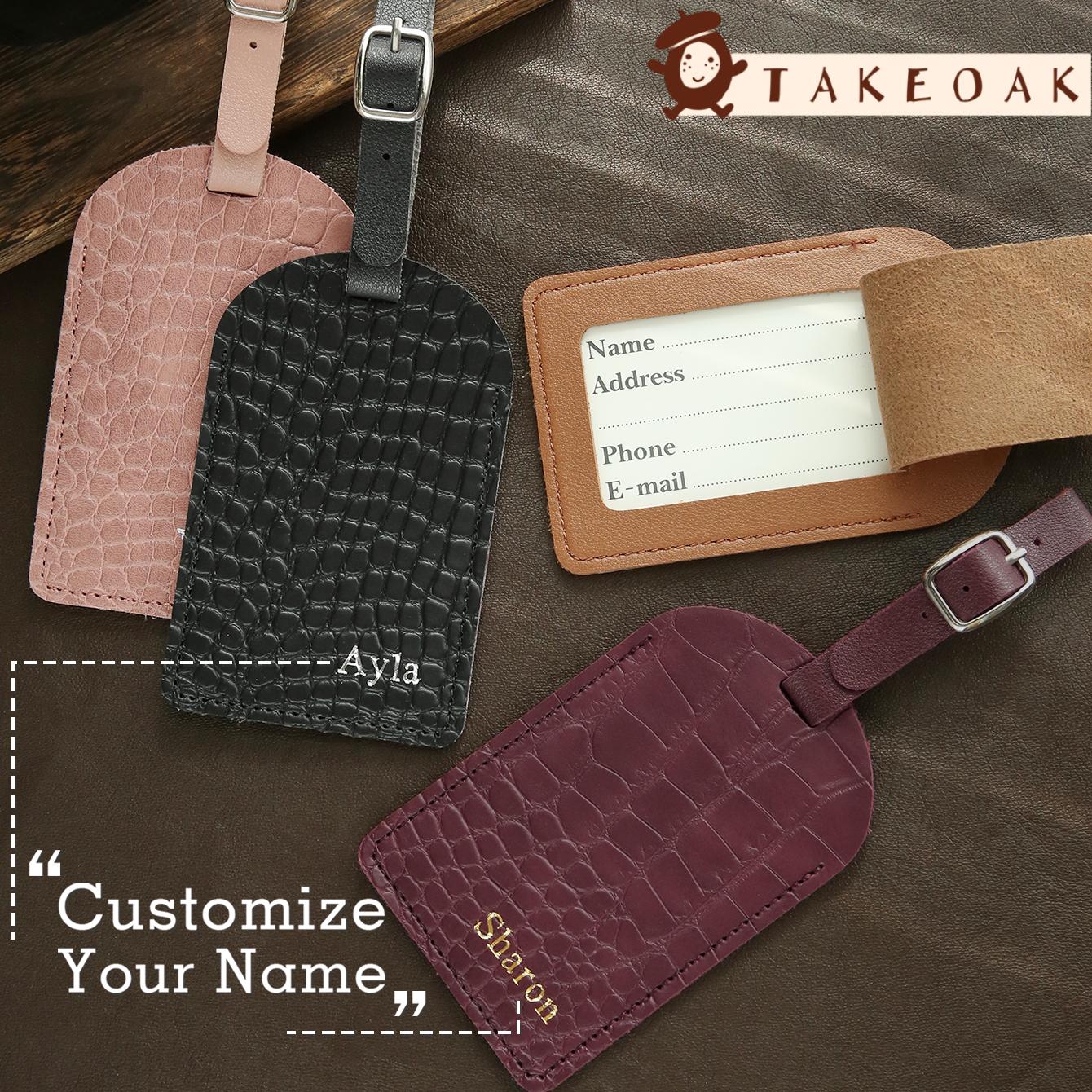 Travel Accessories Name - Etichetta per Bagagli Personalizzata con Nome,