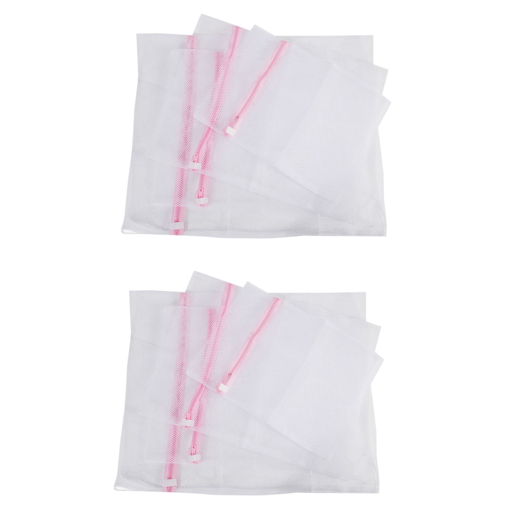 Reusable Zip Bag - A84E-Sacchetto per bucato a rete grande,