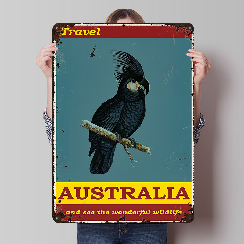 Travel Accessories Australia - Poster in Latta Personalizzato Australia Travel,