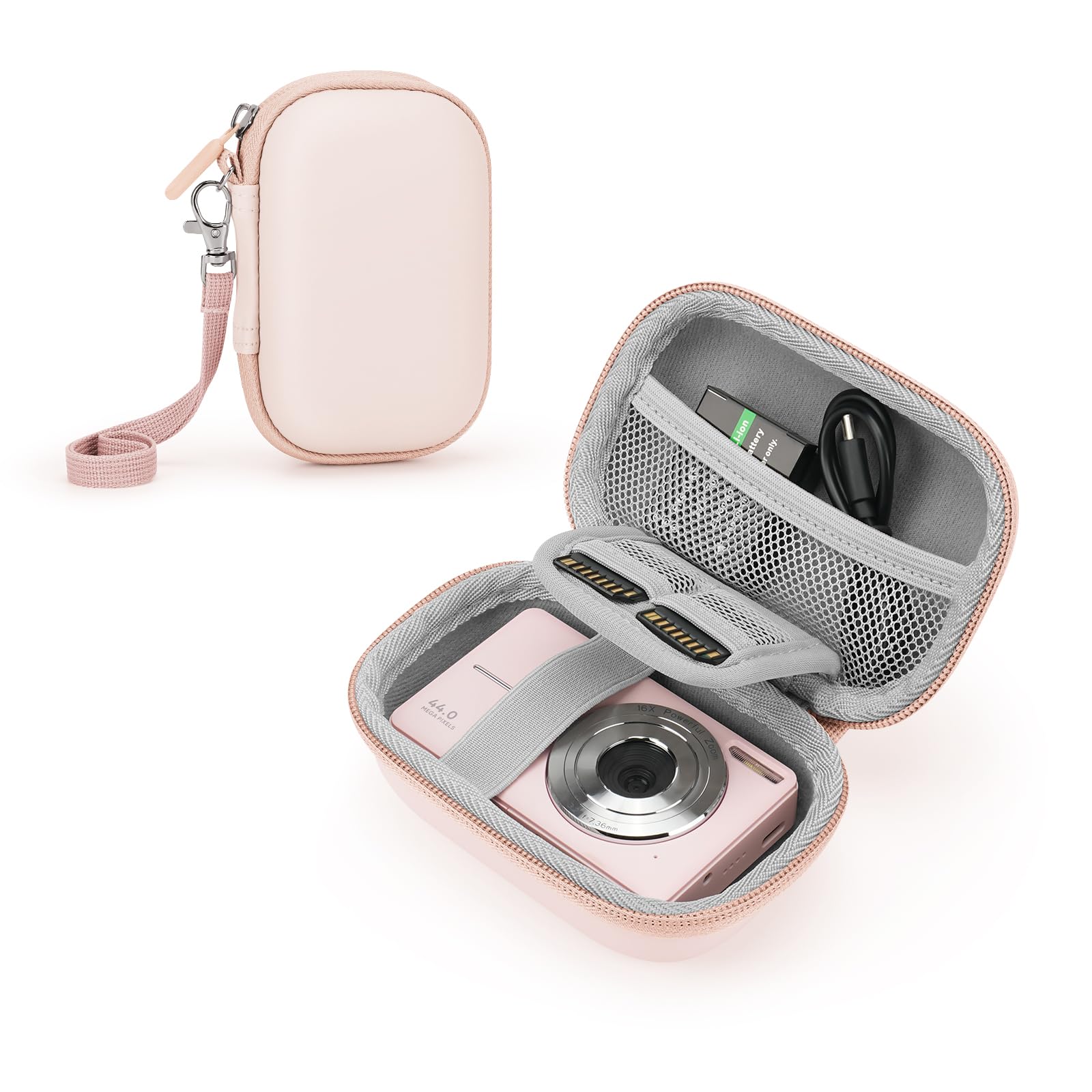 Travel Accessories Pink - Custodia per fotocamera per fotocamera digitale,