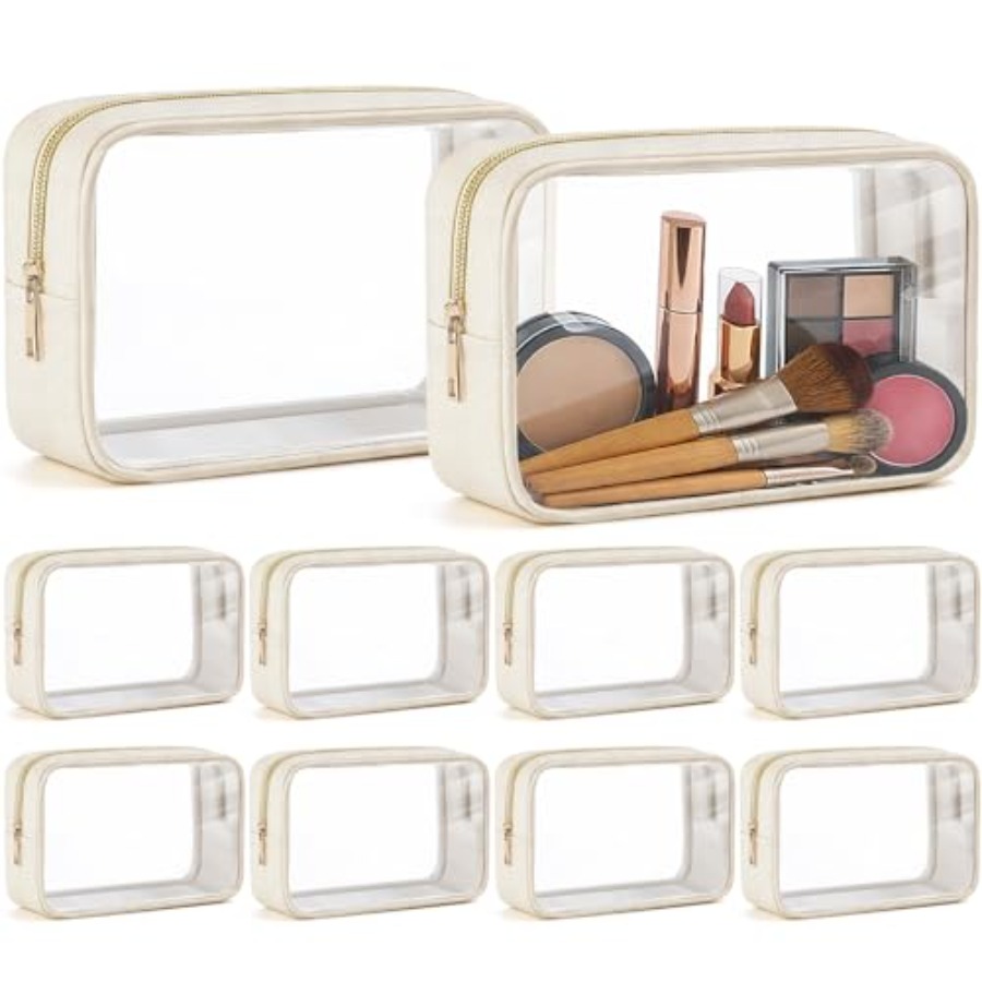 Toiletry Bag Tsa - Set di 10 Borse Trasparenti per