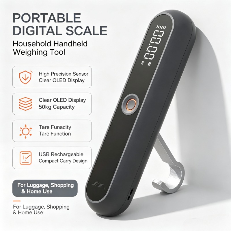 Travel Accessories Tech - Bilancia Digitale Elettronica LCD JIMIHOME per
