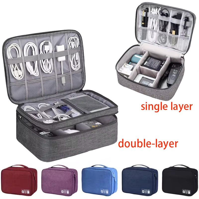 Cable Organizer Travel - Borsa Portacavi da Viaggio, Organizer Elettronico