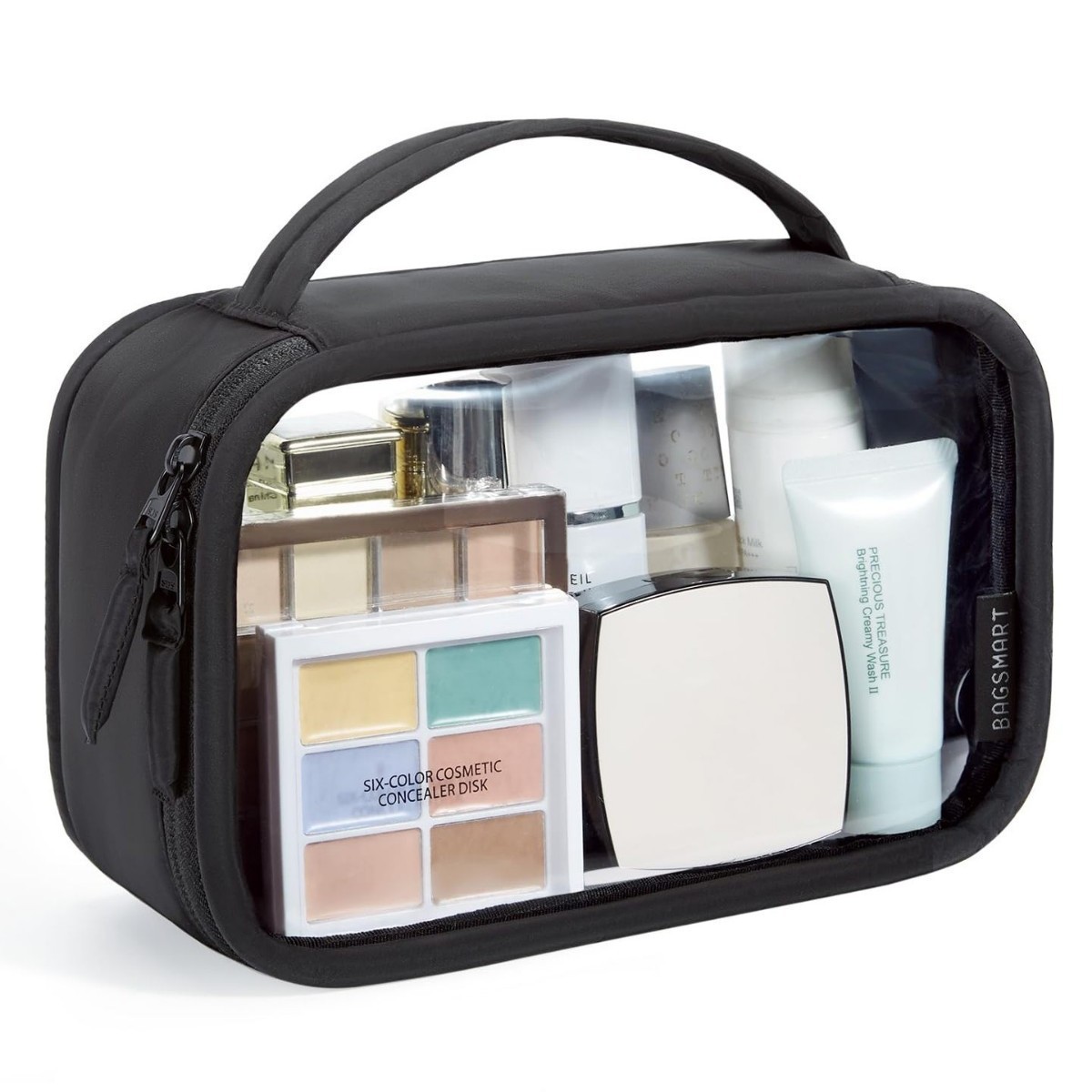 Toiletry Bag Tsa - Borsa da Toilette Trasparente in PVC