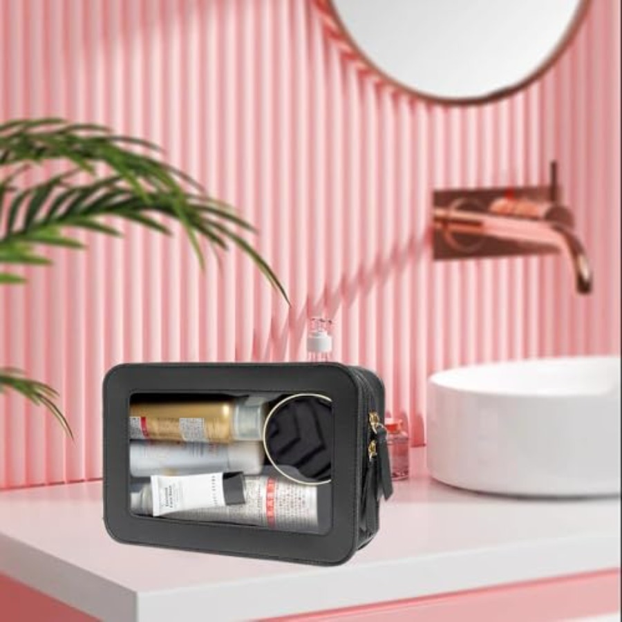 Borsa per il Trucco Trasparent - Toiletry Bag Tsa recensione e prezzo