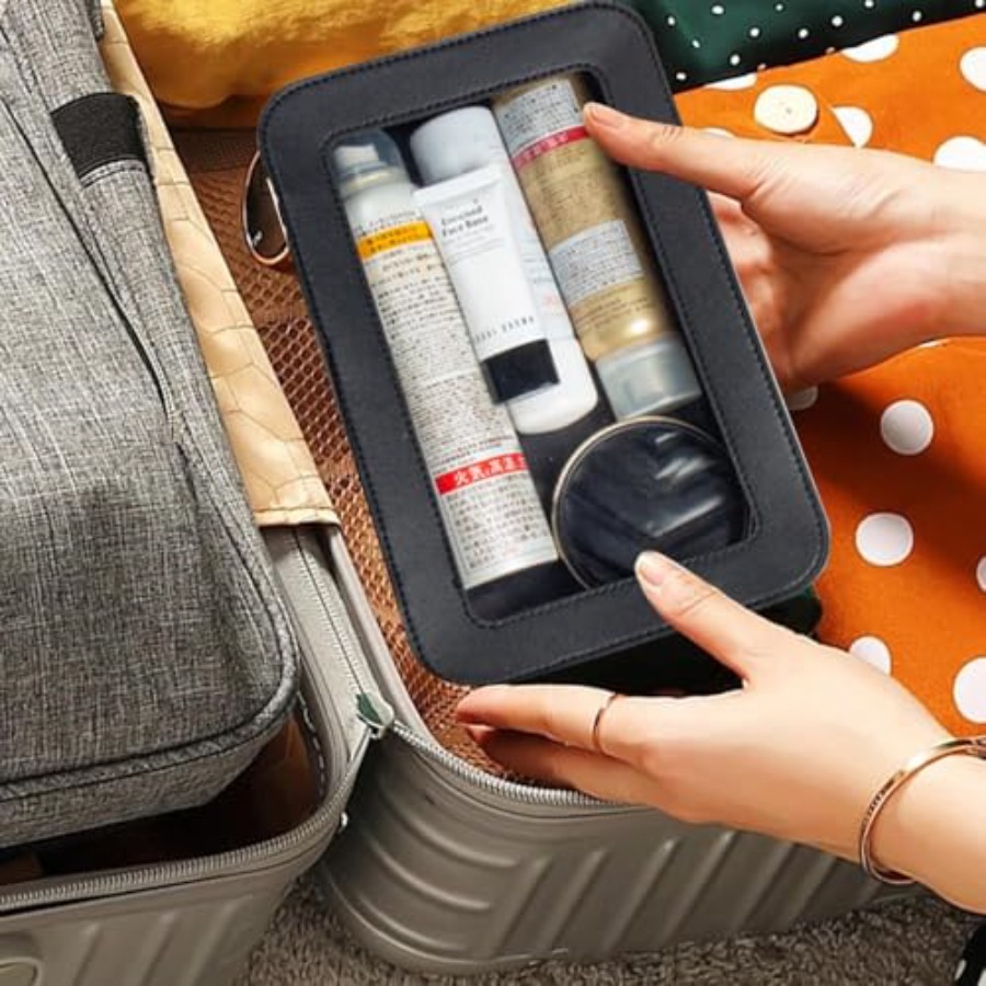 Borsa per il Trucco Trasparent - Toiletry Bag Tsa recensione e prezzo