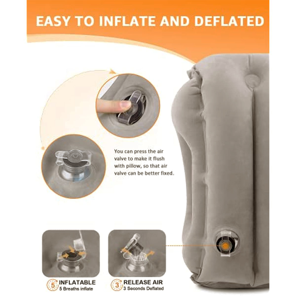 Cuscino da viaggio gonfiabile, - Travel Accessories For Long Haul Flights recensione e prezzo