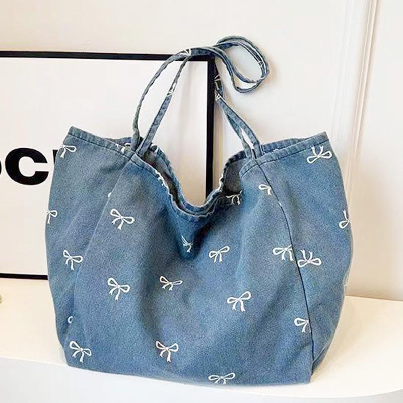 Borsa Tote in Denim e Tela con - Travel Accessories Tech recensione e prezzo