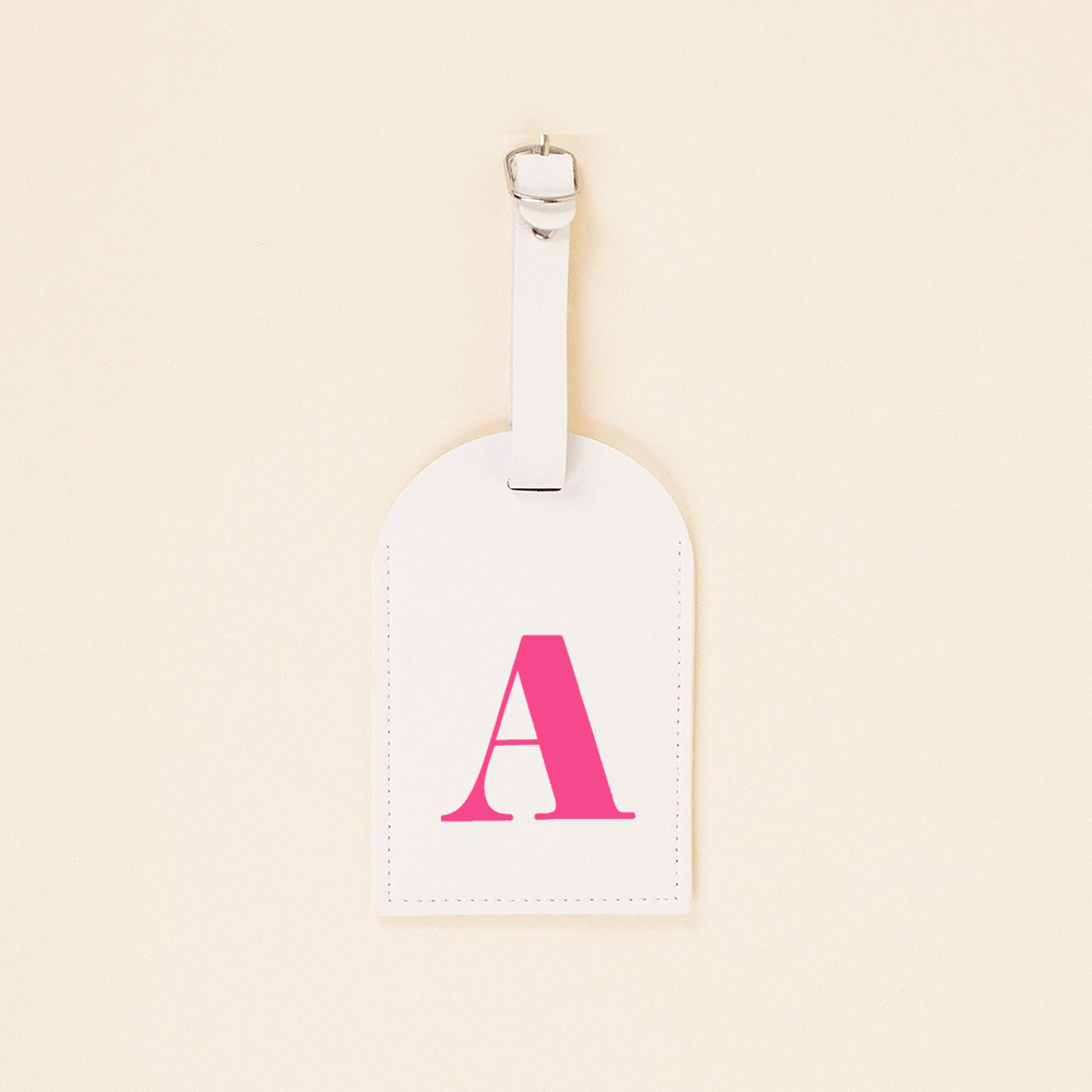 Rosa rosa iniziale monogramma  - Travel Accessories Pink recensione e prezzo