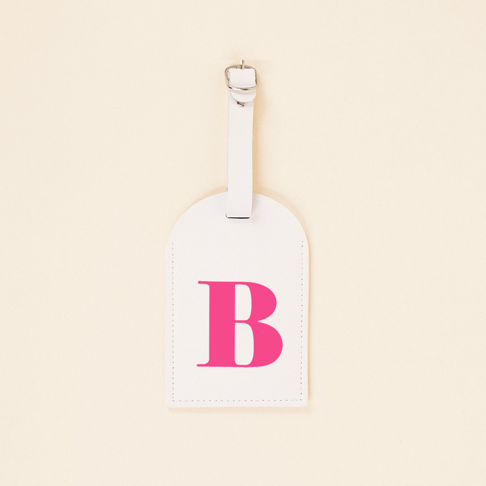 Rosa rosa iniziale monogramma  - Travel Accessories Pink recensione e prezzo
