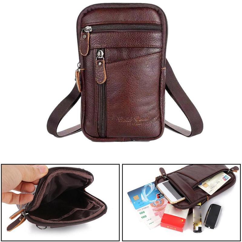 Borsa da uomo in vera pelle, b - Travel Accessories Leather recensione e prezzo