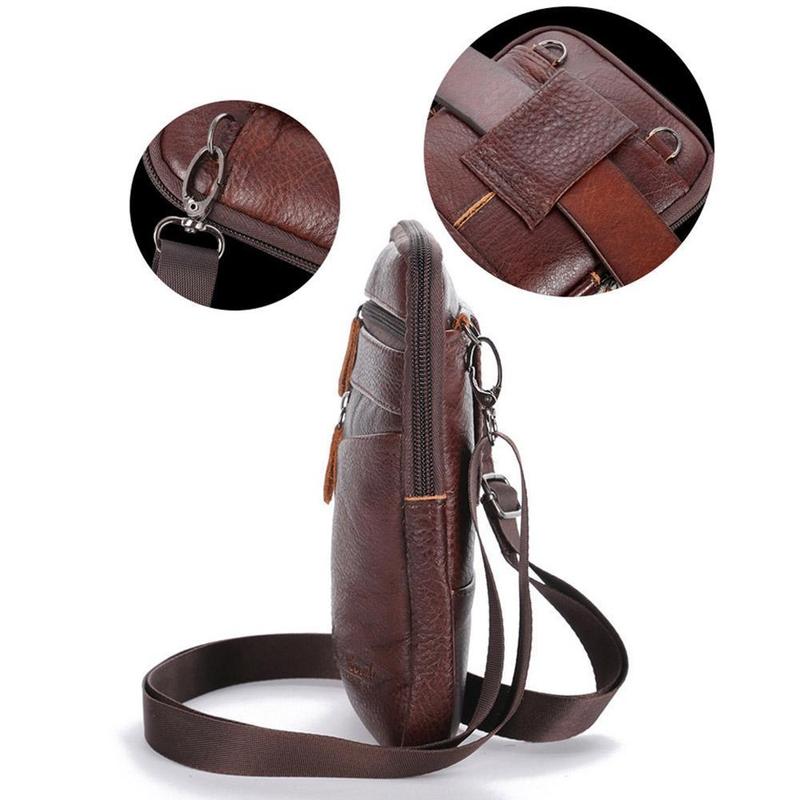 Borsa da uomo in vera pelle, b - Travel Accessories Leather recensione e prezzo