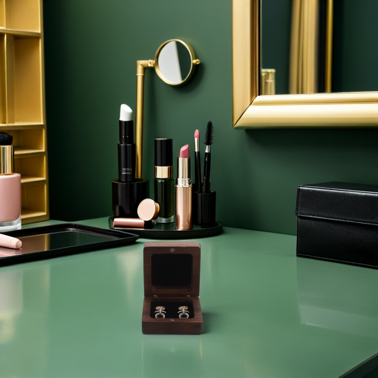 Scatola Quadrata in Legno di N - Accessories Travel Jewelry Box recensione e prezzo