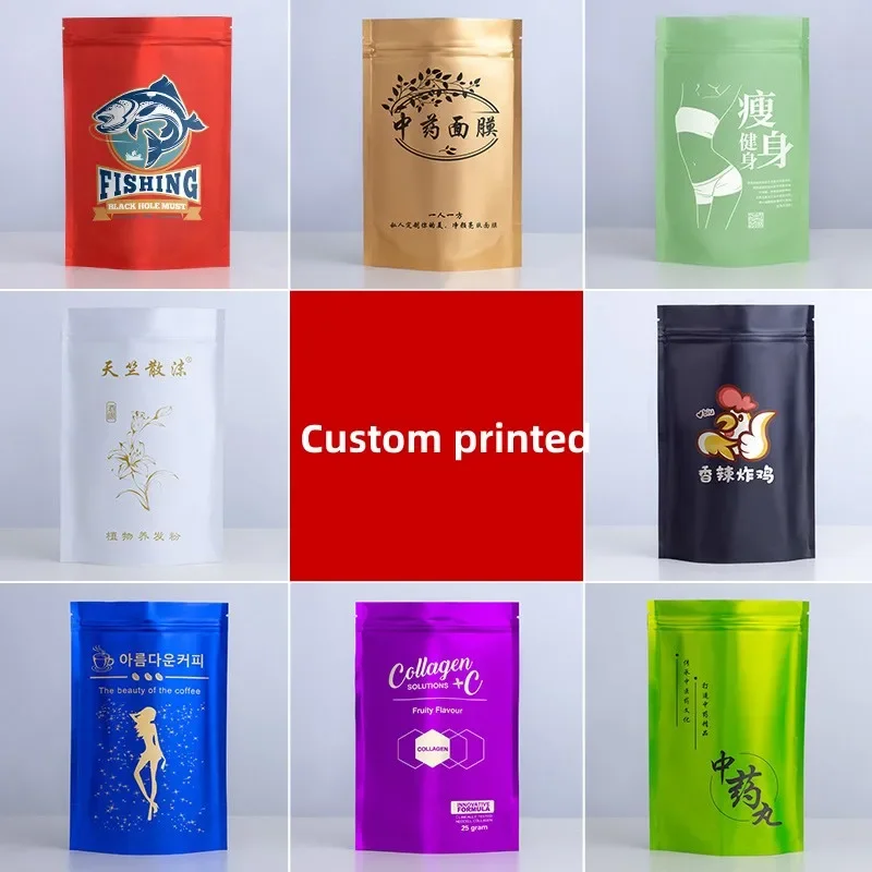 100 pz Personalizzato Opaco Fi - Reusable Zip Bag recensione e prezzo