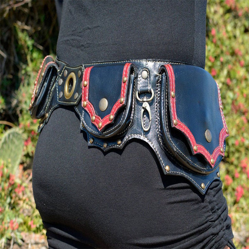 Marsupio Steampunk in pelle fa - Travel Accessories Hip Belt recensione e prezzo