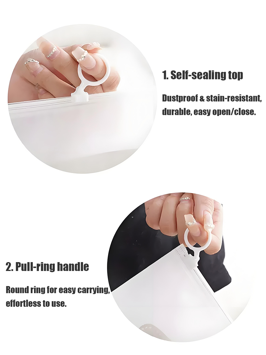 10/20 Pezzi Borsa con Cerniera - Reusable Zip Bag recensione e prezzo