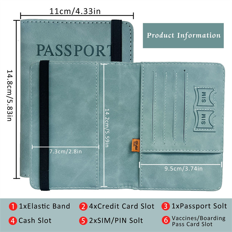 Porta Passaporto Vintage RFID  - Travel Accessories Australia recensione e prezzo
