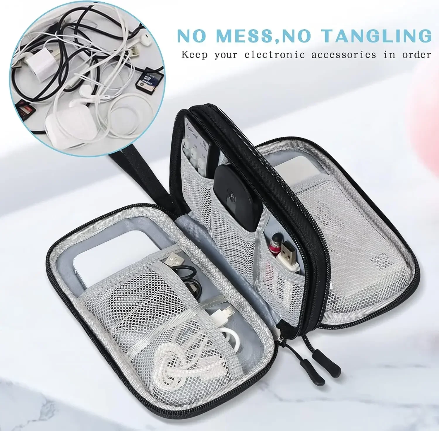 Borsa da Viaggio per Cavi, Cus - Travel Accessories Tech recensione e prezzo