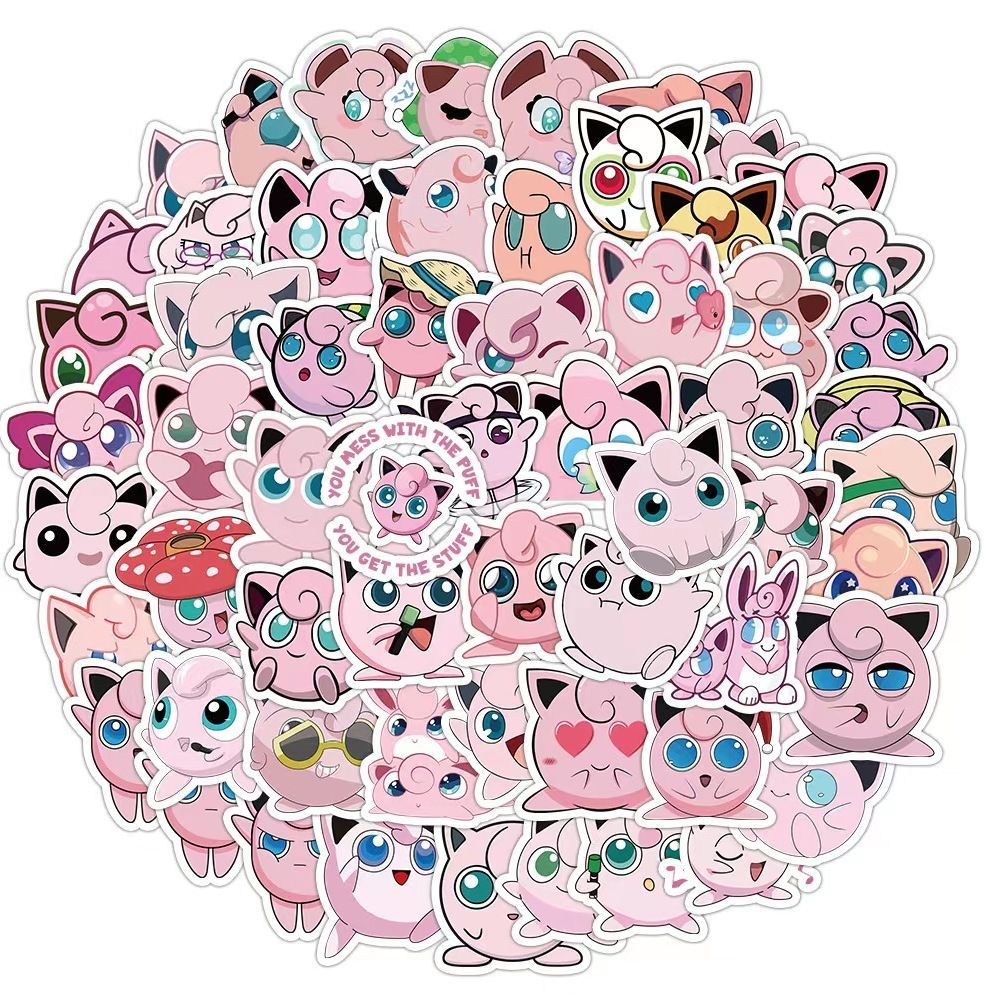 50 adesivi Pokémon Jigglypuff  - Travel Accessories Cute recensione e prezzo