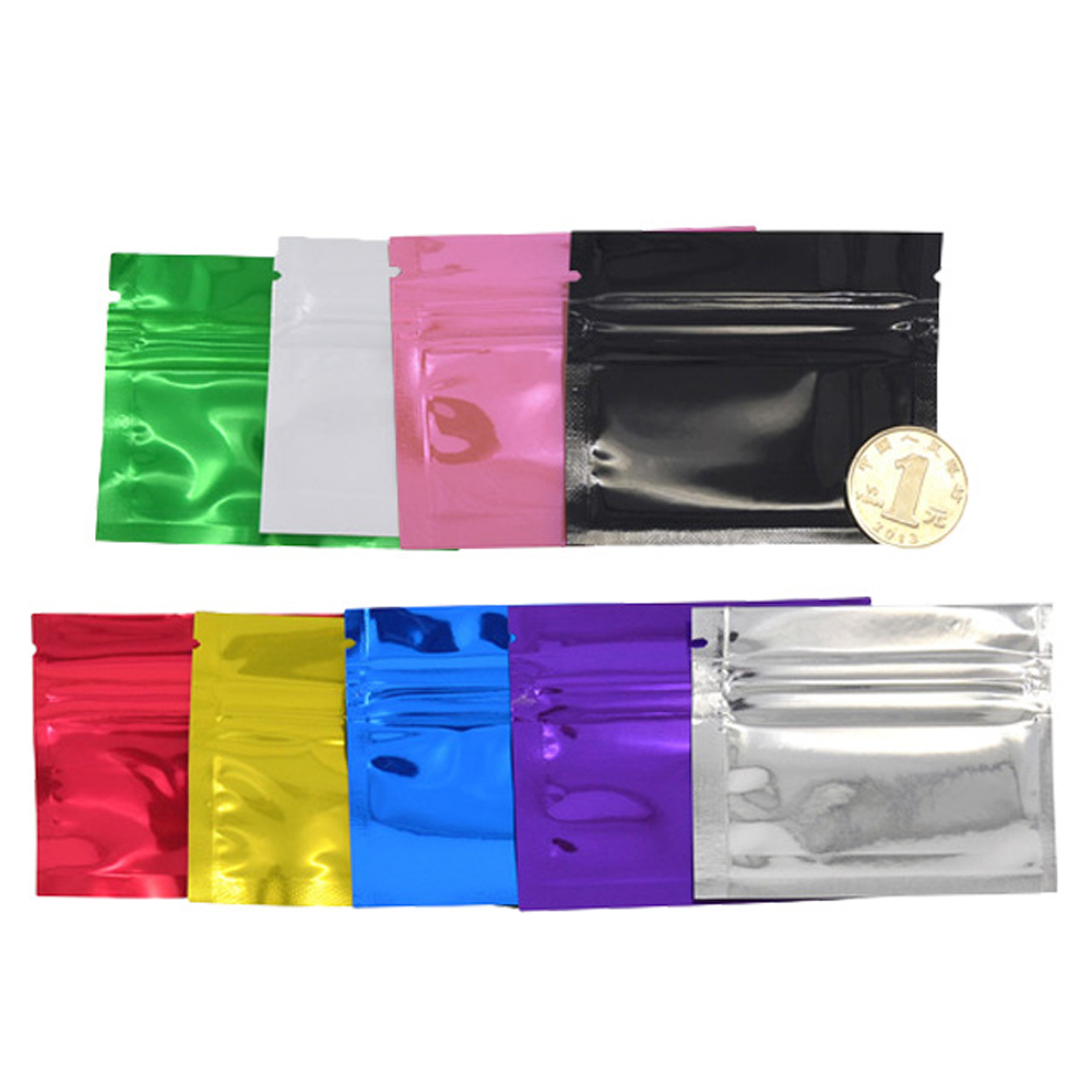 100 pz colorato lucido foglio  - Reusable Zip Bag recensione e prezzo