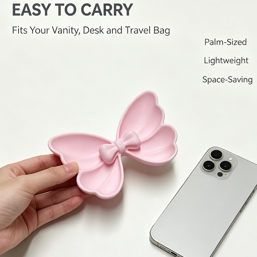 2 vassoi portaoggetti a forma  - Travel Accessories Pink recensione e prezzo