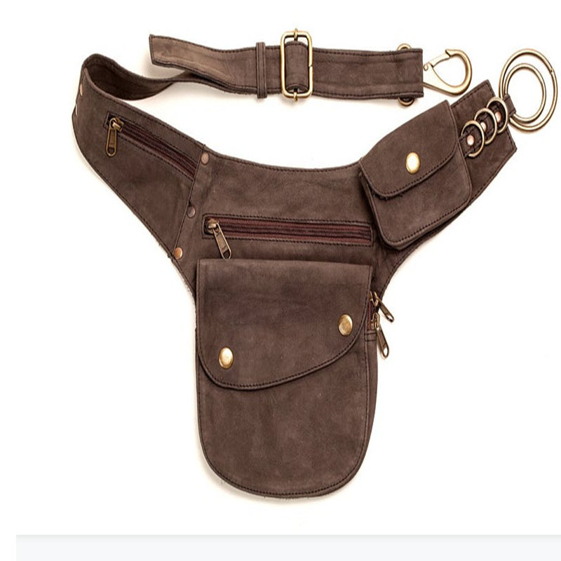 Marsupio Steampunk in pelle fa - Travel Accessories Hip Belt recensione e prezzo