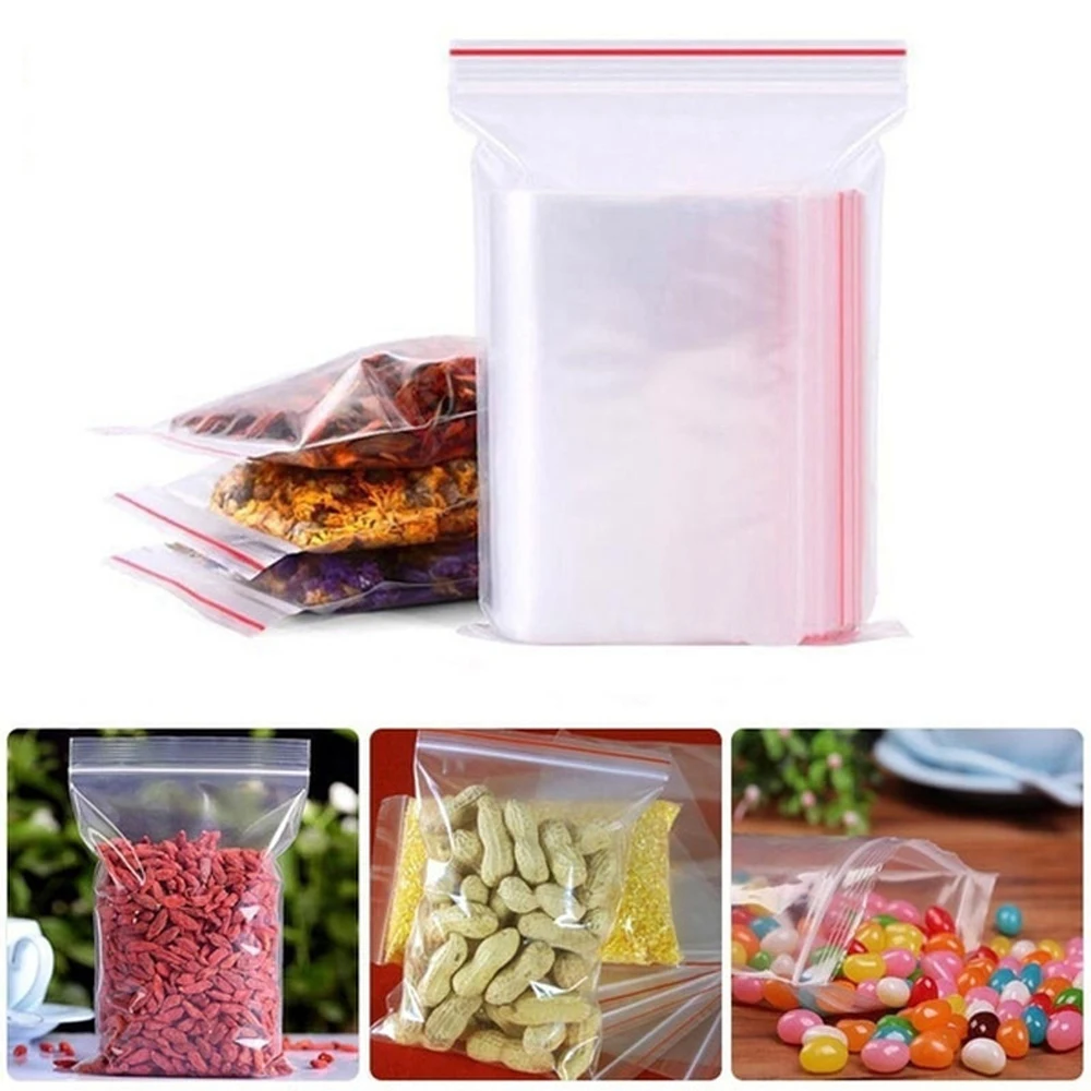 100-1000 Pezzi Sacchetti Trasp - Reusable Zip Bag recensione e prezzo
