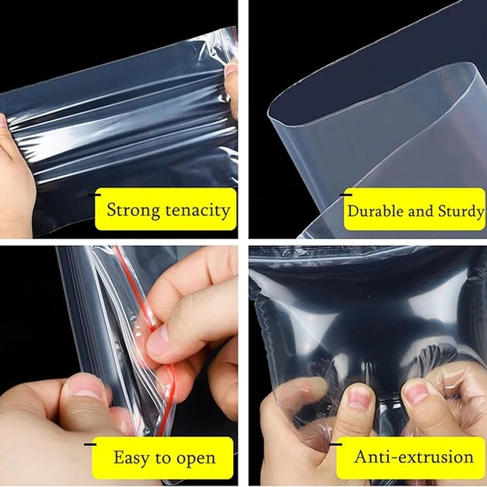 100-1000 Pezzi Sacchetti Trasp - Reusable Zip Bag recensione e prezzo