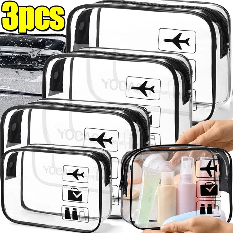 1/3 pezzi Borsa da viaggio tra - Toiletry Bag Tsa recensione e prezzo