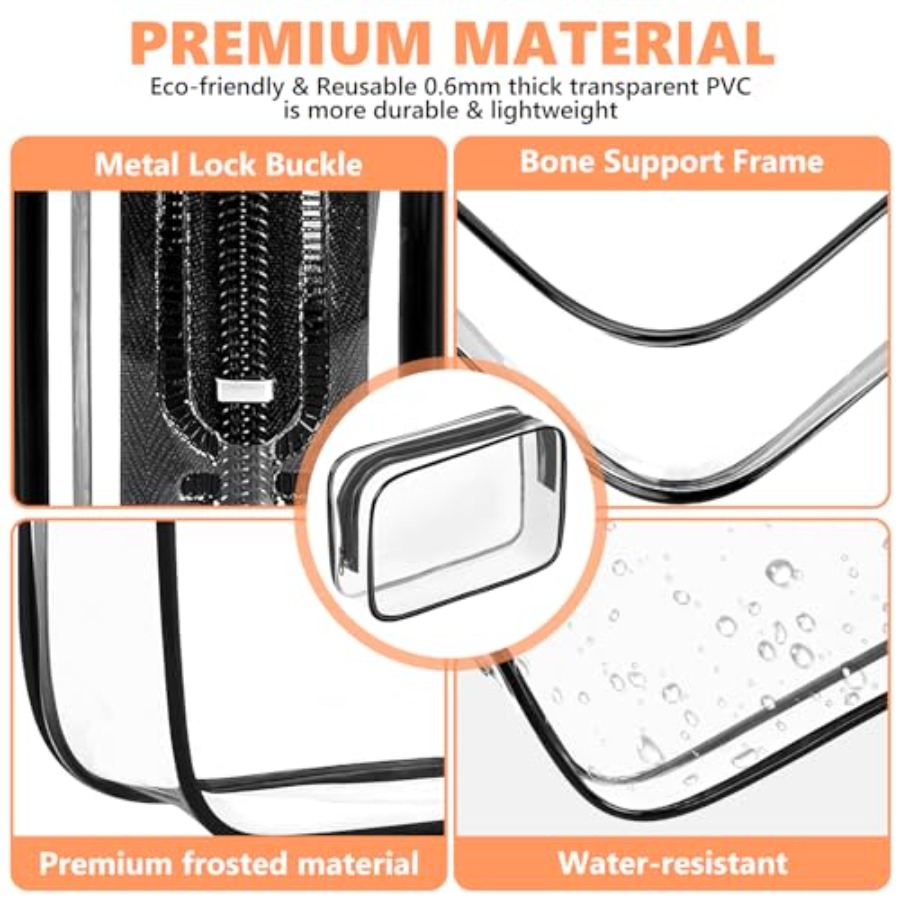 Borsa per Trucchi Trasparente, - Toiletry Bag Tsa recensione e prezzo