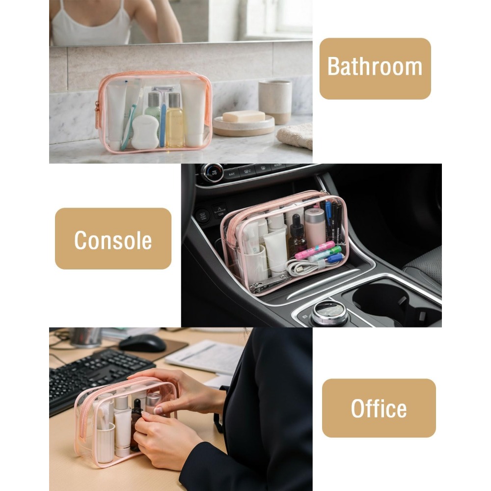 Borsa trasparente piccola, dim - Toiletry Bag Tsa recensione e prezzo